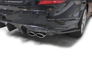 carbono delantales Flaps trasera etiqueta de divisores de Mercedes <span class=keywords><strong>Ben</strong></span> z AMG C300 C350 C63 W204 Add on de labios 2008-2011 - Product Image 4