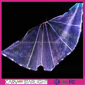 2015 venta caliente llevó la luz de fibra óptica de la tela piloto wholesale alas - Product Image 5
