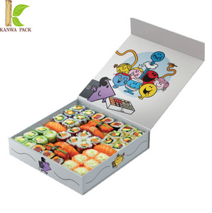 Bán Chạy Quà Tặng Sang Trọng Thanh Lịch Logo Theo Yêu Cầu Hộp Bao Bì Sushi Hộp Giấy Sushi In Hình Có Nam Châm - Product Image 3