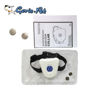 Collar de perro de nailon ajustable con sensibilidad de alta calidad con función de parada de golpes y ladridos cintas decoradas sostenibles y ecológicas - Product Image 4