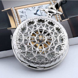 Toptan özel kişiselleştirilmiş mekanik Steampunk izle moda cep saati - Product Image 2
