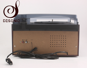 Lecteur de disques vinyles multifonctionnel DESONIC 7 en 1, radio AM/FM, lecteur de <span class=keywords><strong>CD</strong></span>, enregistreur USB et cassette, entrée auxiliaire, sortie RCA, Bluetooth - Product Image 5