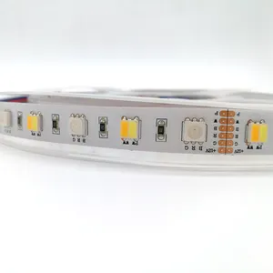 Yüksek kalite ve düşük fiyat 5 m rgbw led şerit smd5050 2700 K 3000 K 4000 K 5000 K 6000 K IP20 IP65 IP67 IP68 rgb led şerit