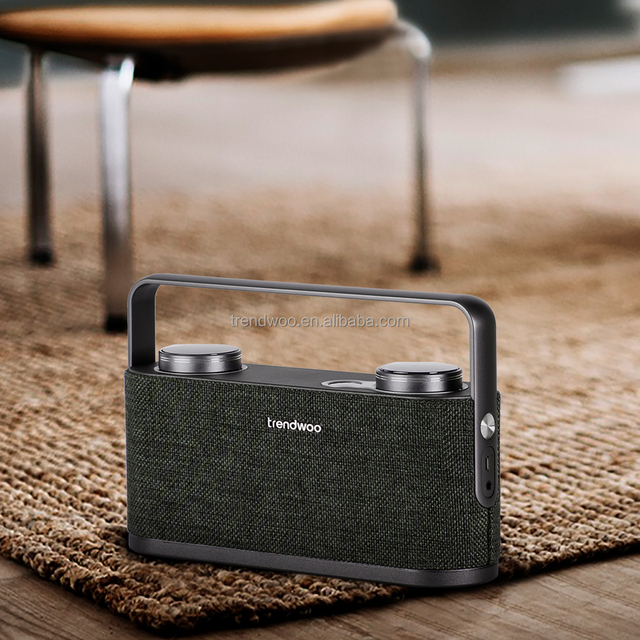 20W CSR8635 HiFi NFC Portable Bluetooth Speaker Fabric With EQ Mode X-Bass Red Dot Award