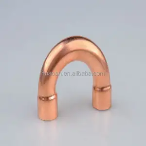 Factory Provide Directly Copper Fittings 180 Degree Elbow