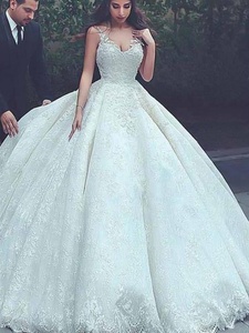 Robes <span class=keywords><strong>de</strong></span> mariée <span class=keywords><strong>de</strong></span> style européen, taille empire, moderne, blanche, style <span class=keywords><strong>Cendrillon</strong></span>, <span class=keywords><strong>robe</strong></span> <span class=keywords><strong>de</strong></span> bal - Product Image 5