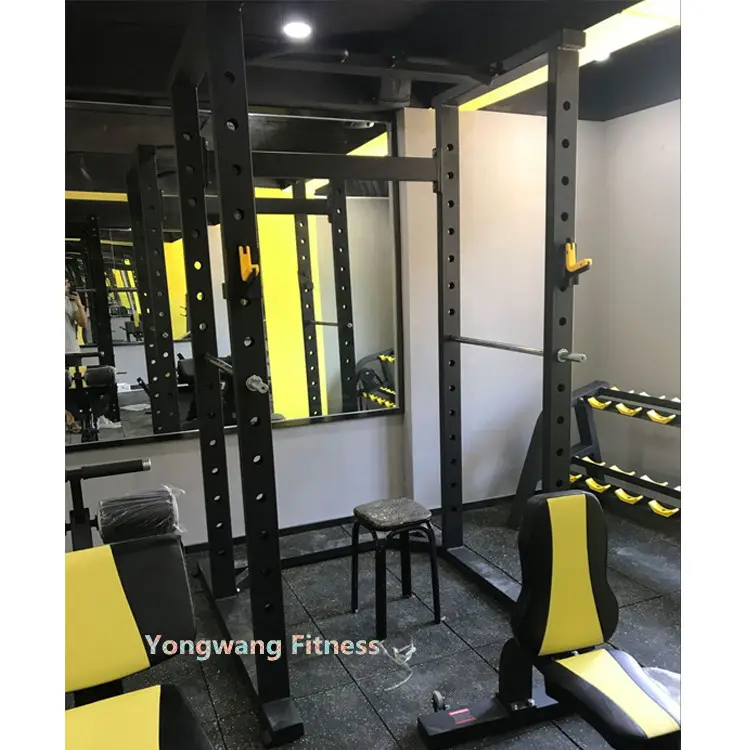 Commercial fitness equipment strength training power rack