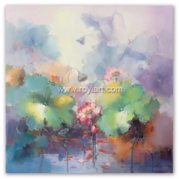 Lotus Oil Painting China Trade,Buy China Direct From Lotus Oil 