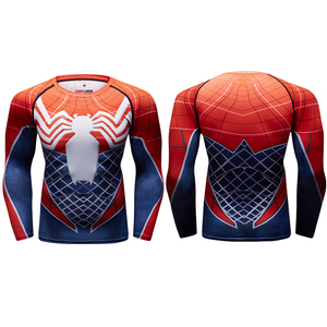 T-shirt de compression à manches longues pour <span class=keywords><strong>homme</strong></span> MMA 5XL <span class=keywords><strong>Surf</strong></span> Rash Guard Fitness Clothing - Product Image 6