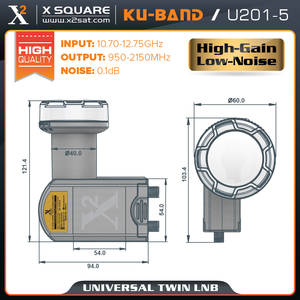 Double bande Ku universelle pour plat <span class=keywords><strong>Satellite</strong></span>, livraison gratuite, nouveau modèle 2022 - Product Image 5