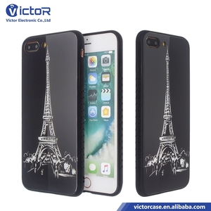 Nuevos productos 2017 producto innovador TPU + PC con <span class=keywords><strong>cristal</strong></span> 3D impresión caja de teléfono para <span class=keywords><strong>iPhone</strong></span> <span class=keywords><strong>7</strong></span> <span class=keywords><strong>plus</strong></span> - Product Image 1