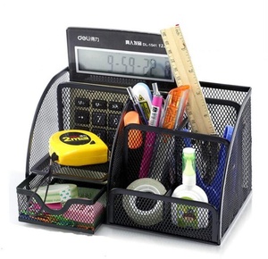 Wifree Office campione gratuito di fabbrica in rete metallica da tavolo penne da tavolo <span class=keywords><strong>Organizer</strong></span> Set di rete metallica per scrivania in ferro <span class=keywords><strong>Organizer</strong></span> - Product Image 5