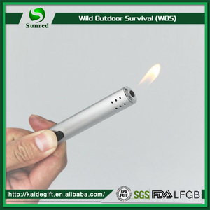 BARBACOA Encendedor de Gas <span class=keywords><strong>Butano</strong></span> <span class=keywords><strong>A</strong></span> Prueba de Viento de Plata De Aluminio Conveniente Para El Hogar Al Aire Libre de Picnic - Product Image 6