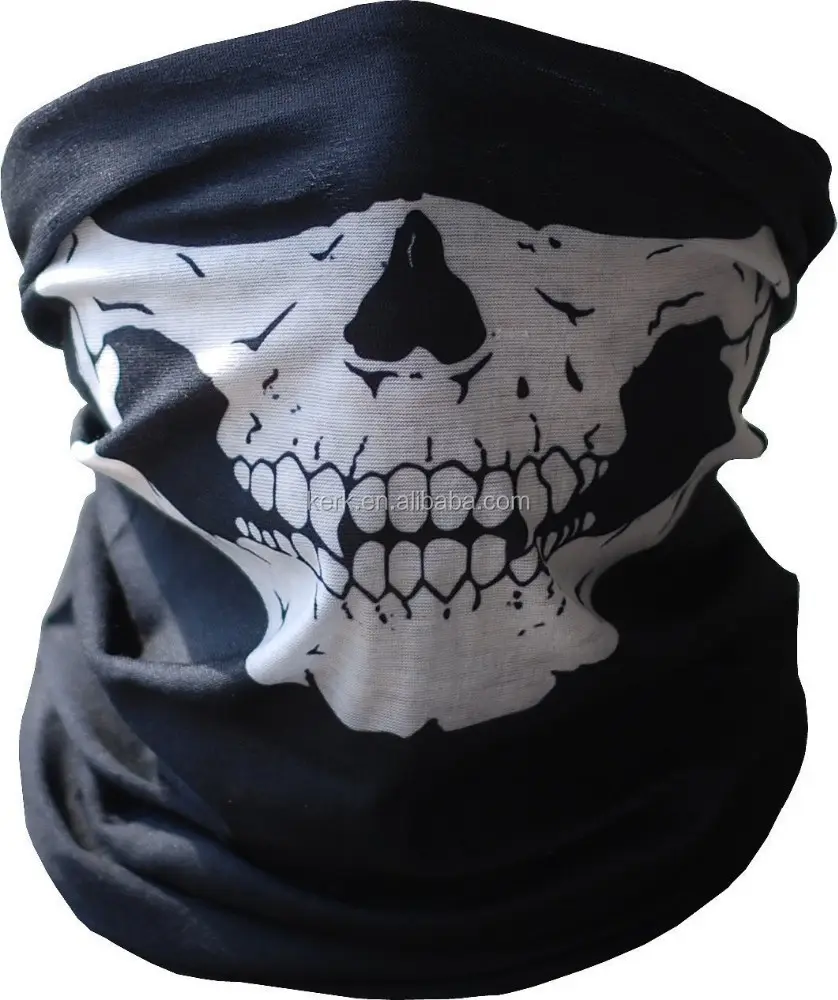 Face mask/dust mask wholesale head band skull bandana