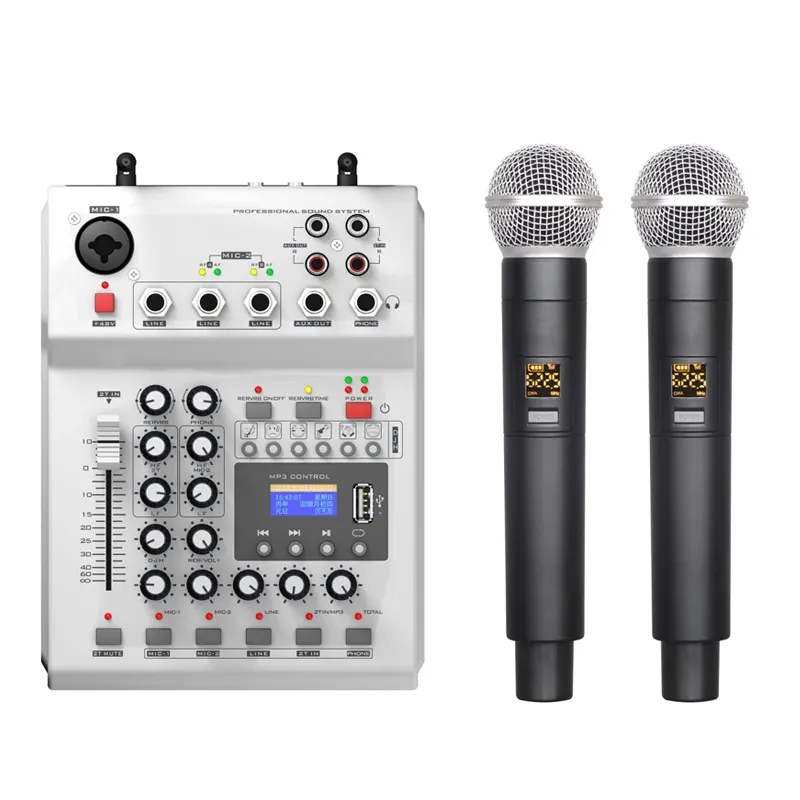 A buon mercato professionale mixer dj controller audio cemento impianto di miscelazione prezzo utilizzato con microfono
