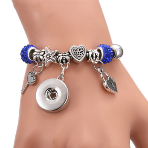 2018 Venta caliente estilo europeo grano del encanto de la aleación del cinc pulsera pareja con DIY del <span class=keywords><strong>amor</strong></span> para las mujeres - Product Image 5