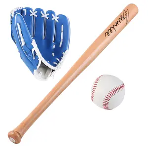 Wholesale Cheap Baseball Ball,Glove,Bat Promotional Baseball Set for Kids