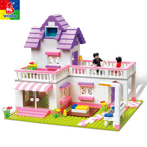 À <span class=keywords><strong>la</strong></span> mode Belle <span class=keywords><strong>Villa</strong></span> Maison Jouets Jeux D'assemblage Pour Enfants - Product Image 2