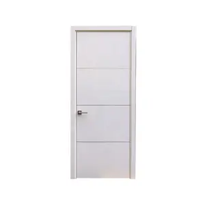 Venta al por mayor calificado precio barato interior WPC/ABS/UPVC puertas Israel puerta blanca puerta con marco de puerta