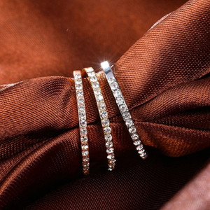 <span class=keywords><strong>Anello</strong></span> <span class=keywords><strong>Sottile</strong></span> Rotondo alla Moda per Donna, Gioiello in <span class=keywords><strong>Argento</strong></span> con Pietra CZ, Vendita Calda 2019 - Product Image 4