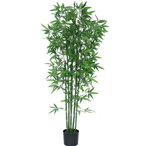 Casa de bambu artificial de 185cm, planta 0426