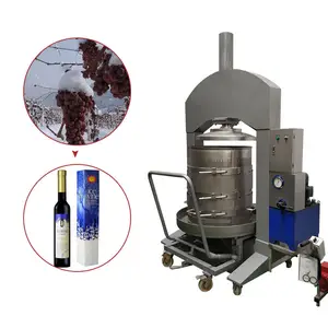 Hydraulic Juicer Press Machine Vegetable Juice Extractor Fruit Juicer Press Ice Grape Juice Making Machine Restaurant 0.8-1.5t/h