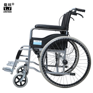 Sedia a Rotelle Manuale in Acciaio da 24 Pollici con Ruote Flessibili per Disabili, Thailandia - Product Image 6