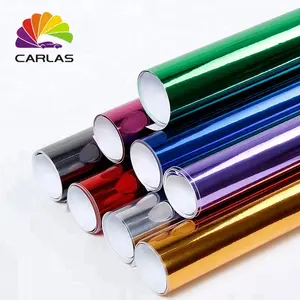 Hoge Kwaliteit Carlas Chroom Auto Wrap Pvc Vinyl Stickers Voor Auto Decoratie Verpakking Film Auto Stickers