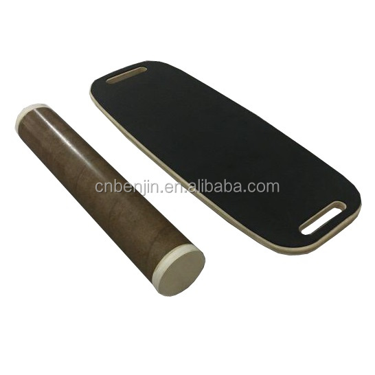 Skate Fitness Wood Yoga Balance Board Trainer Training With Roller Twist