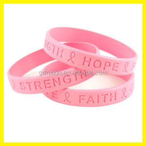 Todo tipo de debossed pulsera de silicona para su elección, <span class=keywords><strong>2016</strong></span> de alta calidad pulsera de silicona para el regalo promocional - Product Image 2