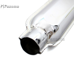 Tubos de Escape de Motocicleta, Silenciadores de Cola de Pez Cromados para BMW K750 M1 M72 R71 R12 <span class=keywords><strong>Dnepr</strong></span> MT12 URAL - Product Image 4