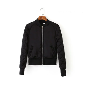 2020 mode Vêtements En Gros Rembourré Hiver Femmes Bomber Veste - Product Image 5