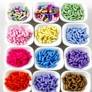Dekorative Schleim DIY Handwerk Polymer Clay Streusel Sweets Deco Teile Polymer Clay Schneeflocke Flache Rückseite