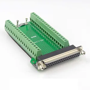 Connettore DB37 D-SUB Jack femmina 37 Pin Port Terminal Breakout 2 file senza saldatura DB37 D-SUB DB-37 terminale adattatore per cavo DB