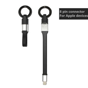 8 falt pin de Metal Llavero USB cable de Datos para <span class=keywords><strong>el</strong></span> iphone 6 más - Product Image 1