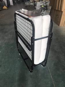 Cheap <strong>Space</strong> <strong>Saving</strong> Rollaway <strong>Bed</strong> Wholesale <strong>Single</strong> Hotel Guest <strong>Bed</strong> with Wheels - Product Image 4