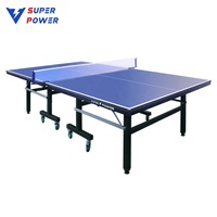 Table de ping-pong pliable en vente chaude, table de tennis de table d'extérieur
