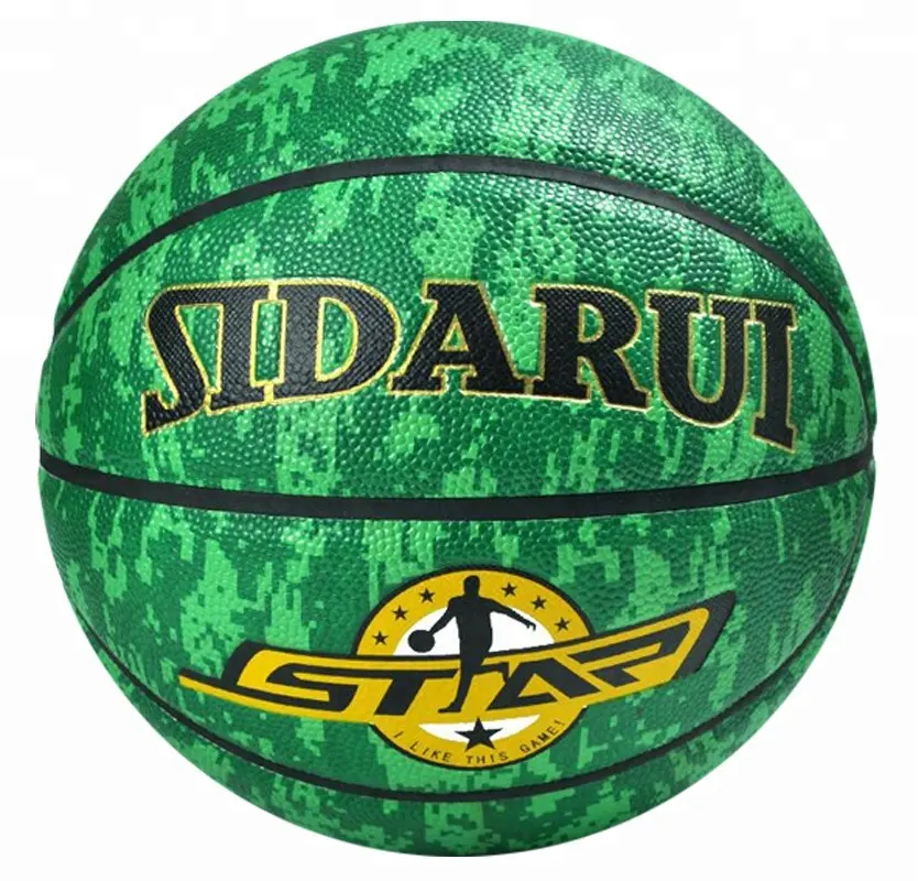 High Quality Indoor And Outdoor 5# Soft PU Leather Basketball for Child