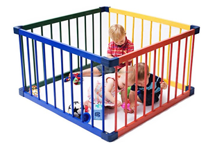 Colorido de <span class=keywords><strong>Madera</strong></span> Del Bebé <span class=keywords><strong>Corralito</strong></span> - Product Image 1