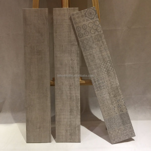 Giá Nhà Máy Gạch Men Gỗ Chống Trượt Gạch Lát Sàn Vân Gỗ Mộc Mạc Cho Phòng Ngủ Gạch Lát Gỗ Gạch Sứ Trông Đẹp 6X36 Màu Xám - Product Image 1