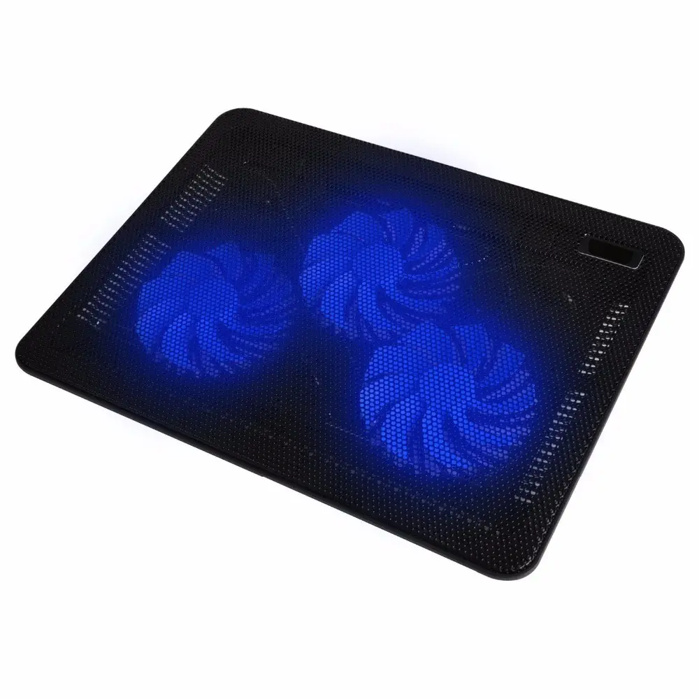 15.6"-17" 3 fans Laptop Cooling Pad Cooler Slim Portable USB Powered