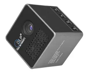 P1S أحدث WIFI اللاسلكية المحمول العارض Miracast DLNA جيب المنزل الفيلم led DLP جهاز عرض صغير Proyector Beamel