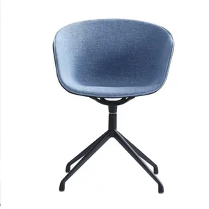 Tela con concha de plástico <span class=keywords><strong>Silla</strong></span> de comedor, <span class=keywords><strong>silla</strong></span> de bañera de comedor con brazo, <span class=keywords><strong>silla</strong></span> de plástico <span class=keywords><strong>sin</strong></span> ruedas - Product Image 1