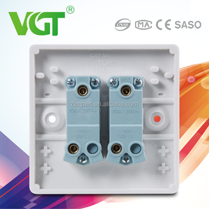 Seguridad baquelita latón <span class=keywords><strong>precio</strong></span> de fábrica Arabia Saudita 2gang2way casa - Product Image 2