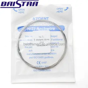 Azdent Dental Materiaal Orthodontische Niti 5M Lange Ronde Arch Wire