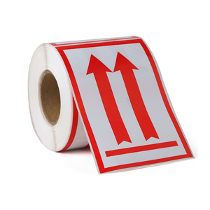 Emballage <span class=keywords><strong>This</strong></span> Side Up étiquette et garder montant étiquette 3 x 7 ", 3 x 4 " 4 x 6 ", 500 étiquettes / rouleau - Product Image 1