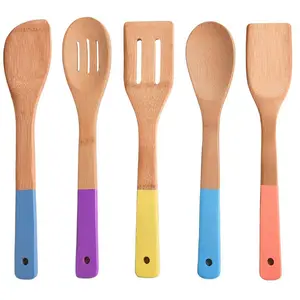 6 Of Set Multiple Uses Natural Color Chinese Cooking Utensils