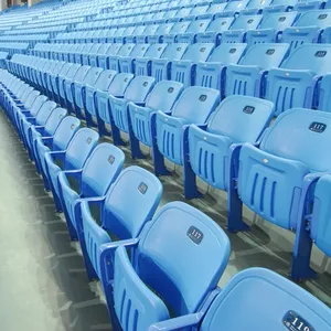 Gemini cadeiras dobráveis de plástico, cadeiras dobráveis de plástico do estádio, assento resistente à uv, hdpe, apoio para esportes