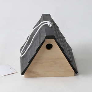 2018 nuevo diseño Natural de madera sin terminar la casa para pájaros - Product Image 1