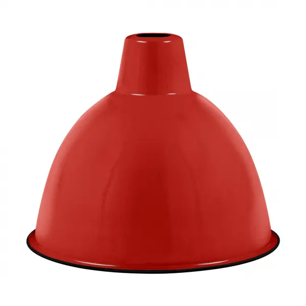 7.15-9 esmalte pingente de Esmalte lâmpada Cúpula Lâmpada E27 Sombra Vermelho